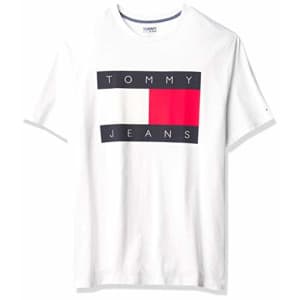 Tommy Hilfiger Men's Big & Tall Tommy Jeans Flag T Shirt, Bright White-PT, XL for $21 Tommy Hilfiger Men's Big & Tall Tommy Jeans Flag T Shirt, Bright White-PT, XL for $21