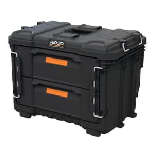 Ridgid 2.0 Pro Gear System 22" XL Tool Box w/ Ridgid Rolling Tool Box Attachme for $101