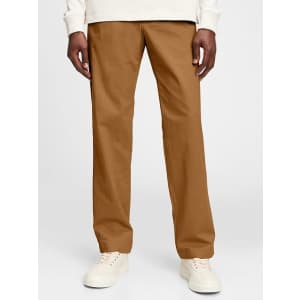 Gap Men's Modern Relaxed Fit Khakis with GapFlex for $6