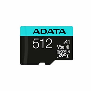 ADATA Premier Pro 512GB MicroSDXC/SDHC UHS-I U3 Class 10 V30S A2 Memory Card with SD Adapter - for $217