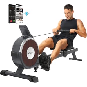 Merach Bluetooth Magnetic Rower Machine for $180