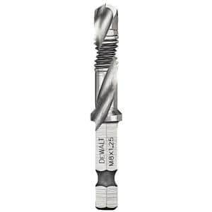 DEWALT DWADTQTR8MM125 Impact Ready 8mm x 1.25 1/4" Capacity for $17