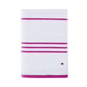 Tommy Hilfiger Modern American Stripe Bath Towel, 30 X 54 Inches, 100% Cotton 574 GSM for $13