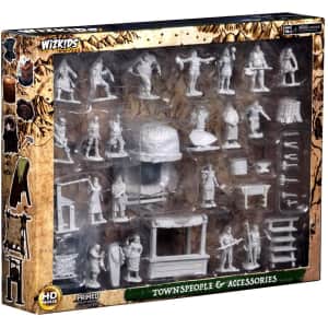 WizKids Deep Cuts: Townspeople & Accessories Unpainted Miniatures for $44 WizKids Deep Cuts: Townspeople & Accessories Unpainted Miniatures for $44