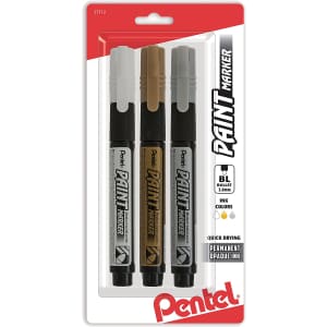 Pentel Bullet-Tip Paint Marker 3-Pack for $4 Pentel Bullet-Tip Paint Marker 3-Pack for $4