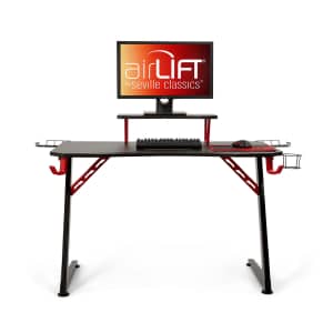 Seville Classics airLIFT 47.2" Elite Computer Gaming Desk for $100 for members Seville Classics airLIFT 47.2" Elite Computer Gaming Desk for $100 for members