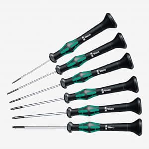 Wera 2067/6 Kraftform Micro Torx HF Precision Screwdriver Set for $28