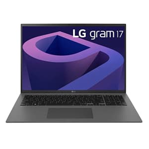 LG gram (2022) 17Z90Q Ultra Lightweight Laptop, 17" (2560 x 1600) IPS Display, Intel Evo 12th Gen for $2,100