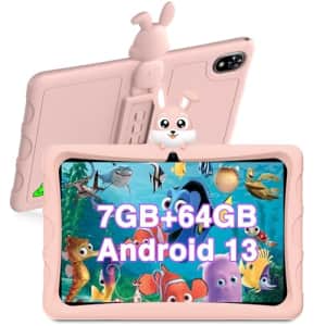 DOOGEE U9 Kid Tablet 2024 New, 10 inch Android 13 Tablet for Kids, 7GB+64GB+ 1TB TF Expansion, for $70