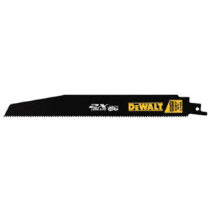 DEWALT DWA4176 6-Inch 10TPI 2X Reciprocating Saw Blade (5-Pack) for $9 DEWALT DWA4176 6-Inch 10TPI 2X Reciprocating Saw Blade (5-Pack) for $9