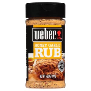 Weber Honey Garlic Rub for $3.78 via Sub & Save Weber Honey Garlic Rub for $3.78 via Sub & Save