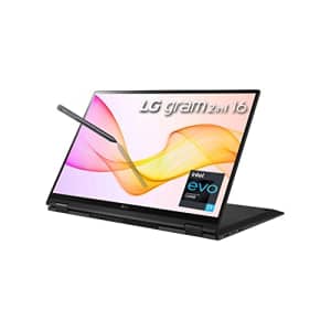 2023 LG Gram 16" 2-in-1 Ultralight Laptop WQXGA IPS Touch Intel EVO i7-1165G7 16GB RAM 512GB NVMe for $1,200