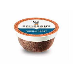 Cameron's Coffee Single Serve Pods, French Roast, 12 Count (Pack of 6) for $19