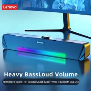 Lenovo ThinkPlus Computer Soundbar for $23