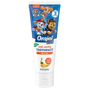 Orajel Kids 4.2-oz. Anti-Cavity Fluoride Toothpaste for $2