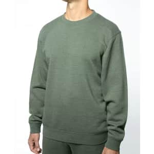 Lazer Men's Burnout Fleece Crewneck Sweatshirt for $7