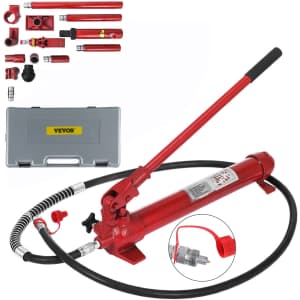 Mophorn 10-Ton Hydraulic Porta Power Kit for $139 Mophorn 10-Ton Hydraulic Porta Power Kit for $139