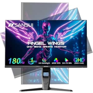 Sansui 27" 1440p IPS 180Hz FreeSync Monitor for $150 w/ Prime Sansui 27" 1440p IPS 180Hz FreeSync Monitor for $150 w/ Prime