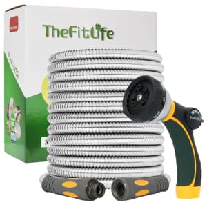 TheFitLife Flexible Metal Garden Hoses from $16