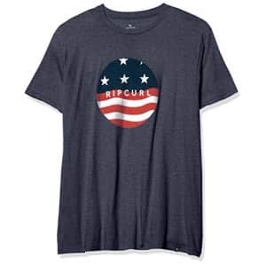 Rip Curl Men's Big Boys' Freedom Flag Premium TEE Shirt, Indigo, S for $15 Rip Curl Men's Big Boys' Freedom Flag Premium TEE Shirt, Indigo, S for $15