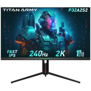Titan Army 32" 1440p 240Hz Gaming Monitor for $300 Titan Army 32" 1440p 240Hz Gaming Monitor for $300