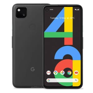 Refurb Unlocked Google Pixel 4a 128GB Android Phone for $124