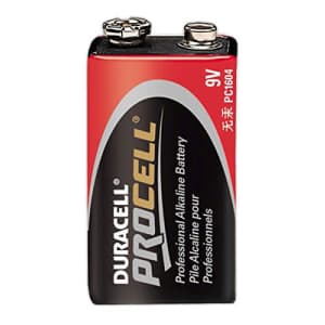 Duracell DURPC1604 PROCELL Professional Alkaline Batteries, 9V (Pack of 12) for $36