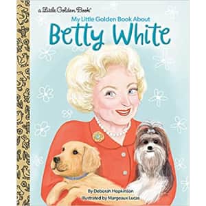 My Little Golden Book About Betty White Hardcover for $4