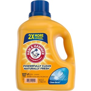 Arm & Hammer 107-Load Liquid Laundry Detergent for $5.24 w/ Sub & Save
