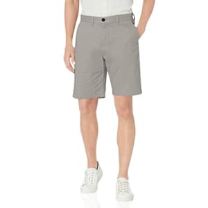 Tommy Hilfiger Men's Casual Stretch 9 Inseam Chino Shorts, Neutral, 29 for $27