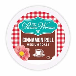 The Pioneer Woman Flavored Coffee Pods, Cinnamon Roll Medium Roast Coffee, Flavored Single Serve for $40