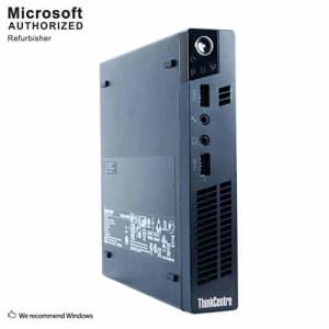 2019 Lenovo THINKCENTRE Business Desktop PC, Intel Core 2.8GHz, 8G DDR3, 512G SSD, WiFi, VGA, DP, for $92