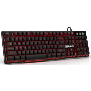 DBPower LED-Backlit Keyboard for $16