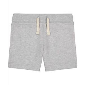 Nautica Girls' Big School Uniform Fleece Short, Grey Heather, 12-14 for $21