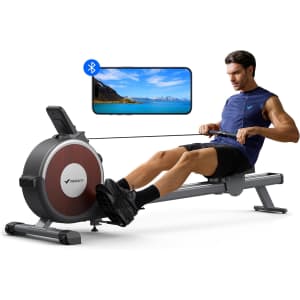 Merach Bluetooth Magnetic Rower Machine for $200