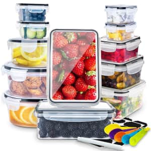 24-Piece Airtight Food Storage Container Set for $25