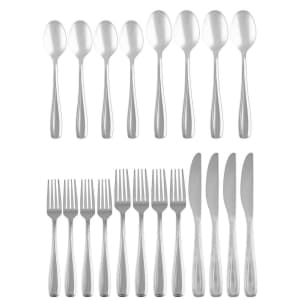Cambridge Waylen Mirror 20-Piece Stainless Steel Flatware Set for $30 Cambridge Waylen Mirror 20-Piece Stainless Steel Flatware Set for $30