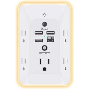 Hanycony Outlet Extender w/ Night Light for $14