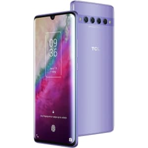 Unlocked TCL 10 Plus 64GB GSM Android Smartphone for $110
