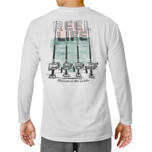 Reel Life Men's UPF 50+ Shirt for $8.98 for members