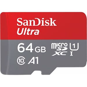 SanDisk 64GB Ultra microSD UHS-I Card for Chromebooks - Certified Works with Chromebooks - for $10