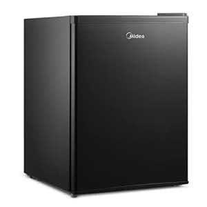 Midea WHS-87LSS1 Refrigerator, 2.4 Cubic Feet, Stainless Steel for $159