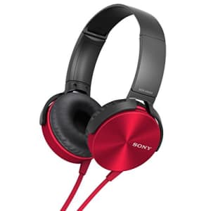 Sony MDR-XB450AP Extra Bass Headphone (Red) for $42 Sony MDR-XB450AP Extra Bass Headphone (Red) for $42