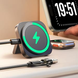 Lisen 15W Magnetic Wireless Charging Station for $13 Lisen 15W Magnetic Wireless Charging Station for $13