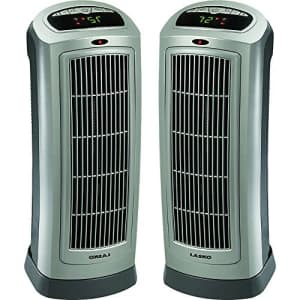 Lasko 2-Pack Ceramic Tower Heater with Digital Display & Remote Control - 755320 for $174 Lasko 2-Pack Ceramic Tower Heater with Digital Display & Remote Control - 755320 for $174