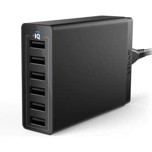Anker PowerPort 60W 6-Port USB Charging Station for $24