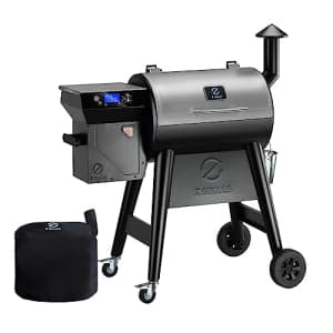 Z GRILLS 2023 Newest Pellet Grill Smoker with PID 2.0 Controller, Meat Probes, Rain Cover, 450E for $449