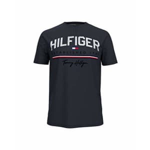 Tommy Hilfiger Men's Short Sleeve Graphic T Shirt, Navy Blazer, XS for $30 Tommy Hilfiger Men's Short Sleeve Graphic T Shirt, Navy Blazer, XS for $30
