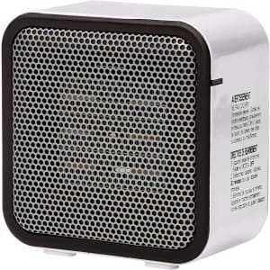 AmazonBasics 500W Ceramic Mini Heater for $16