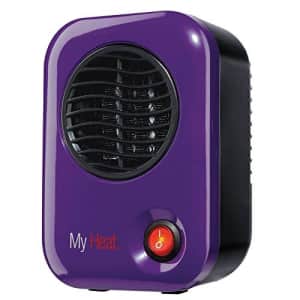 Lasko 106 Space Heater, Compact, Purple for $30